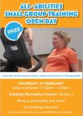 All abilities small group training open day